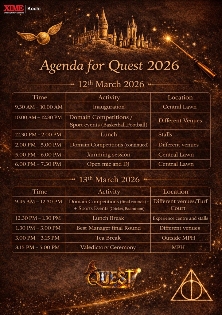 Quest 2026 Agenda